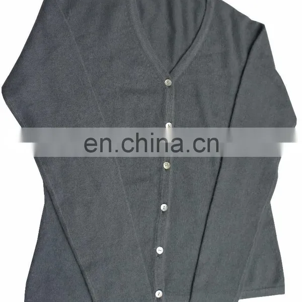Custom 2017 Latest Designs Winter Ladies Plain Cashmere Wool Knitted Fashionable Sweater photo-2