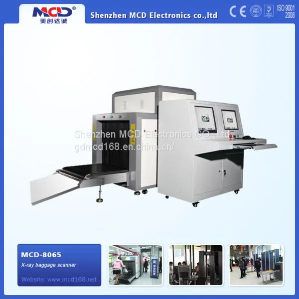 MCD8065 Airport X Ray Luggage Machine Muti Energy Color X-ray Baggage Scanner With Wholesale Factory Price