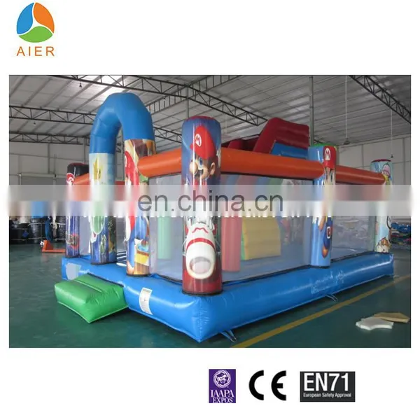 2016 Giant Mario Bouncy Park Inflatable Fun City for Big Inflatable Kids Playground photo-2