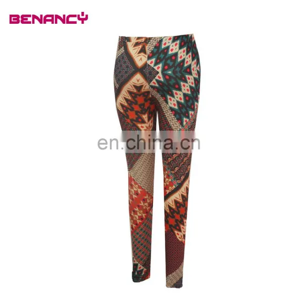 Women Patch Printing Pants Pattern Legging Sports Pants photo-2