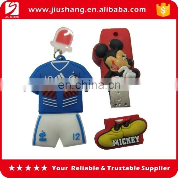 Cartoon Charachter Mini Usb Flash Drive With Company Logo