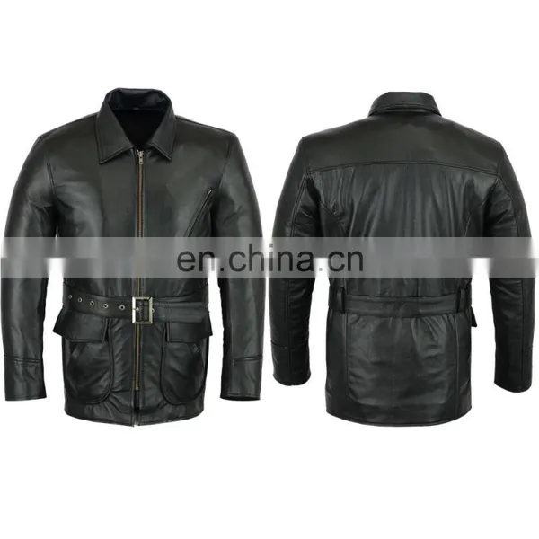 Top Quality Genuine Cow Hide Super Soft Leather Motorcycle Jacket