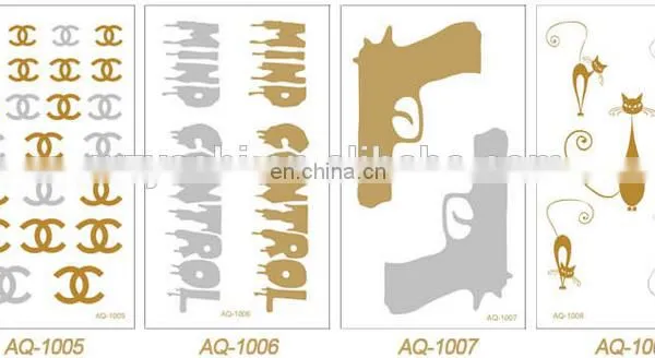 Customed Metallic Tattoo/flash Tattoos/tattoo Sticker Eyeliner Temporary photo-2