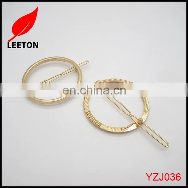 Factory Supply Fancy Metal Round Hair Clip for Women photo-5