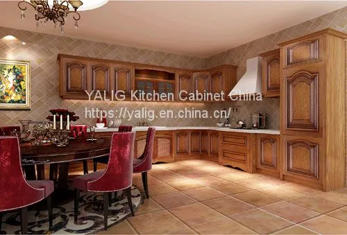 YALIG Solid Wood Kitchen Cabinet photo-3