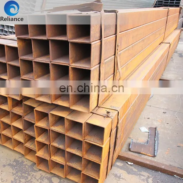 Anti-rust Package Black 100mm Diameter Steel Welded Rectangular Pipe photo-3