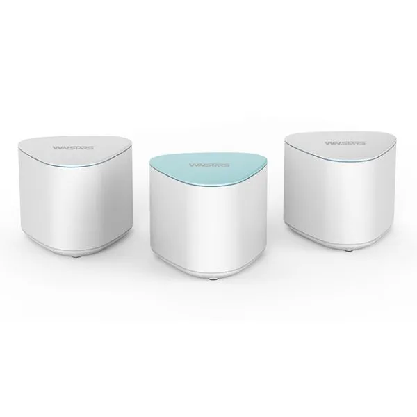 3-Pack Plug and Play 2100Mbps Touchlink Home Whole Home Wi-Fi Mesh System Router