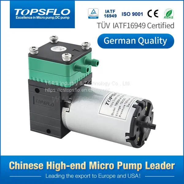 Micro 6V 12V 24V DC Brush Quiet Battery Driven Air Diaphragm Pump for Water Purifier photo-2