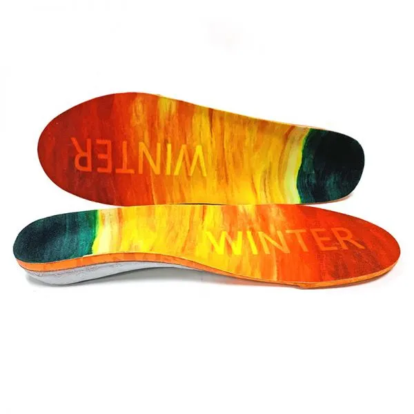 Winter Foot Warm Velvet Surface Breathable Soft EVA Shoe Insole photo-2