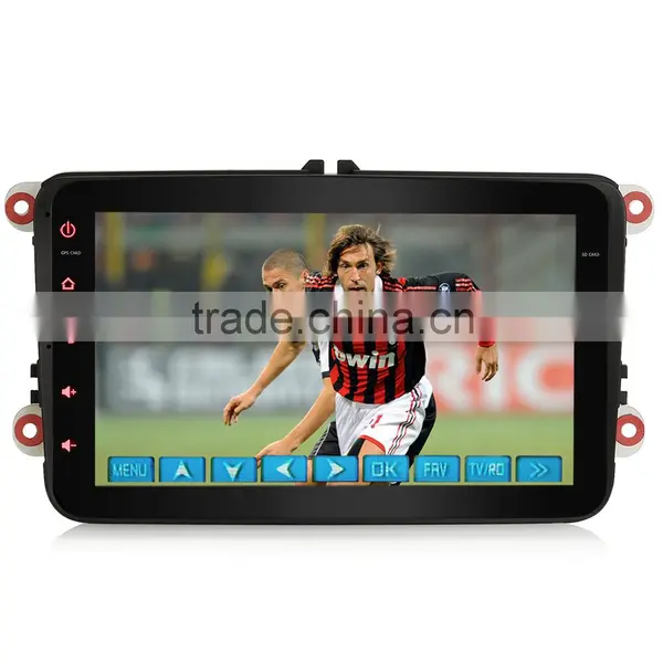 Erisin ES2802V Android 4.4.4 2 Din 8 Inch Bluetooth Car Audio With GPS 3G WiFi for Passat photo-4