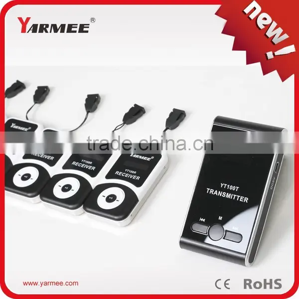 Smallest Wireless Tour Guide Microphone Wireless Translation System With 99 Channels photo-2