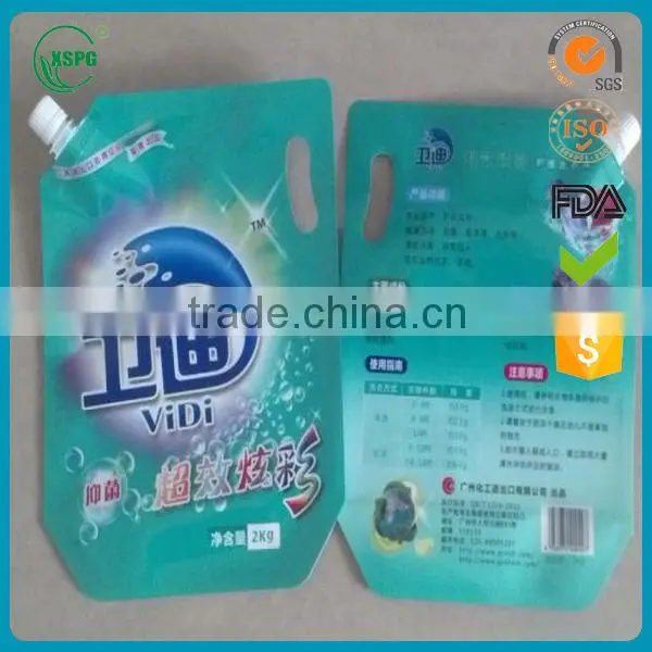 Lamination Stand up Spout Bags for Laundry photo-2