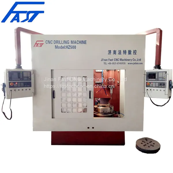 CNC Double-Spindle Flange Drilling Machine Model FLZ500-30-2 photo-4