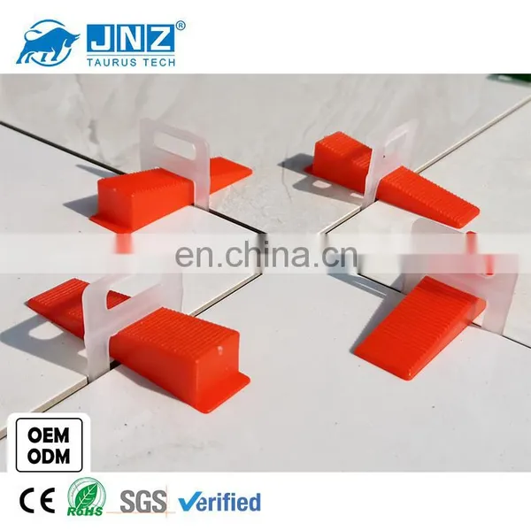 JNZ Premium Factory Plastic Tile Clips and Wedges Green Red Tile Leveling System photo-4