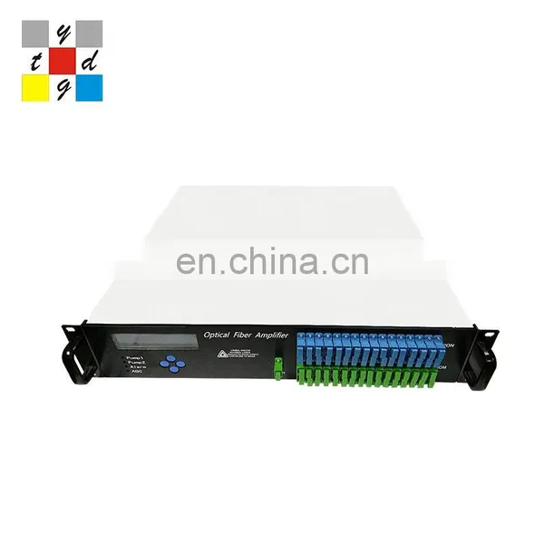 Hot Sale Network 32 Ports 22dBm Catv WDM Edfa Optical Amplifier With Wdm photo-2