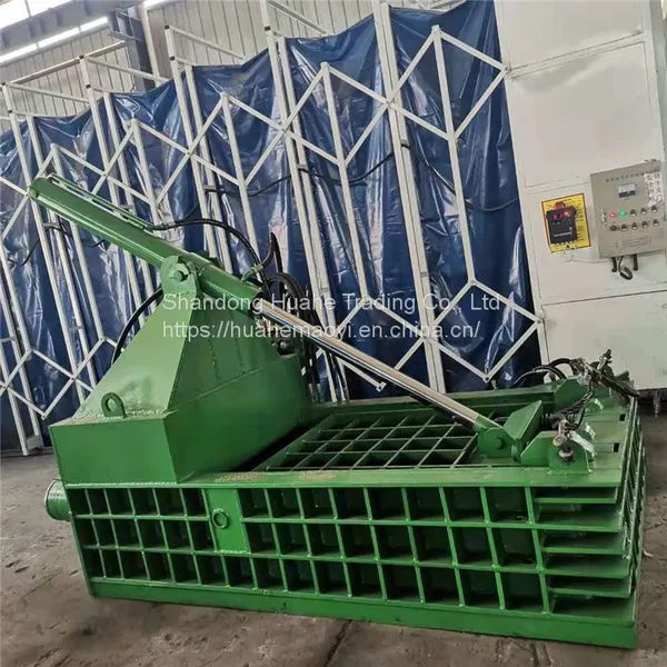 Metal Hydraulic Scrap Iron and Steel Briquetting Machine Bicycle Frame Automobile Shell Flattening Machine Iron Bucket Can Compressor photo-3