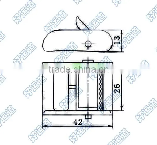 04600 Ratchet Tie Down Cam Buckle photo-2