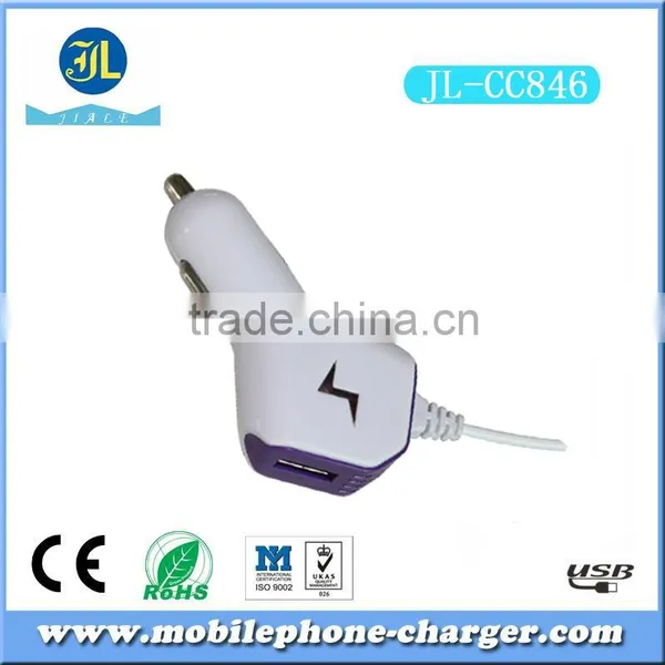 Unique Mobile Phone Charger With 1.2m Cable Length Car Charger Made in China photo-4