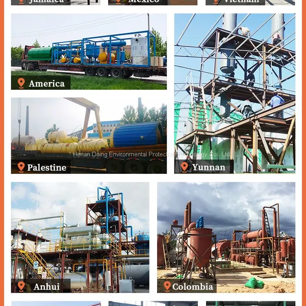 Waste Engine Oil Recycling Waste Oil Distillation To Diesel Recycling Refining Machine photo-4