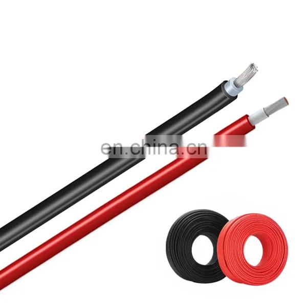 Cable Solar Panel Xlpe Xlpo Insulation Heat Light Extension Solar Cable Electrical Wire 10mm2 4mm2 photo-4