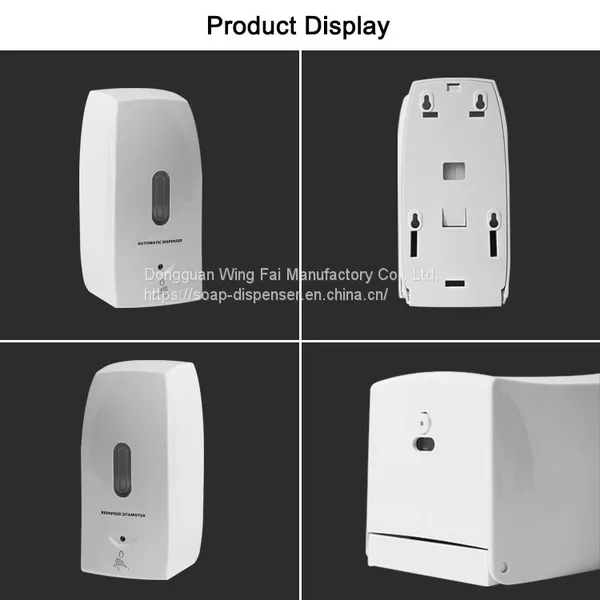 500ml Commercial ABS Wall Mounted Auto Hand Sanitizer Alcohol Liquid Gel Spray Soap Dispenser With Sensor photo-4