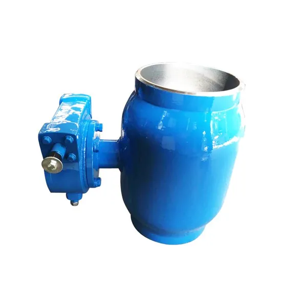 Sales Volume Exceeds 100 Q361F All Welded Ball Valve Natural Gas Heating Worm Gear Fixed Ball Valve photo-3