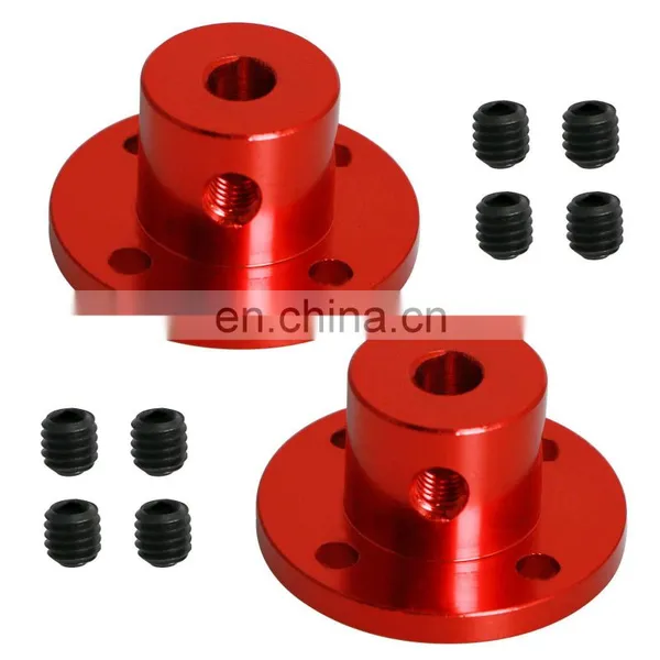 Anodized Motor Guide Shaft Rigid Flange Coupling For Diy Parts