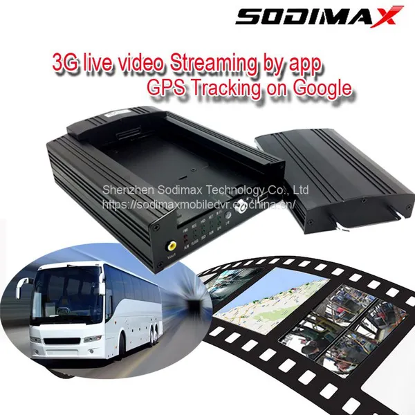 4G Video Vehicle DVR Recorder Free Player 4CH Realtime GPS Tracking Basic Model Mobile DVR