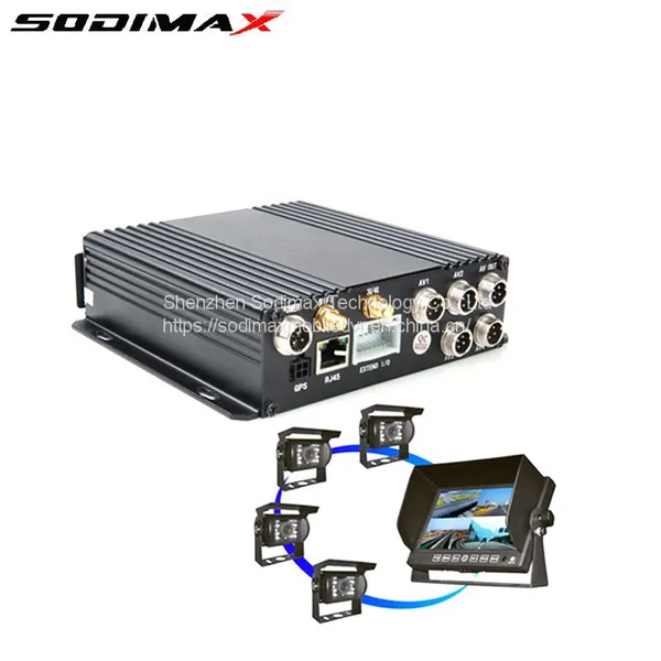 8CH 1080P CCTV Camera Video Mobile DVR Car Security Vehicle Recorder SD Card MDVR photo-5