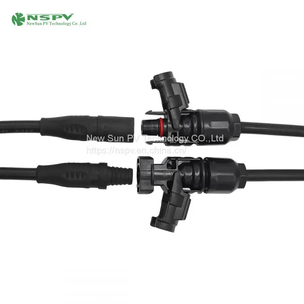TUV Solar Cable Connector IP67 Waterproof DC 1000V Solar pv System From NSPV photo-3