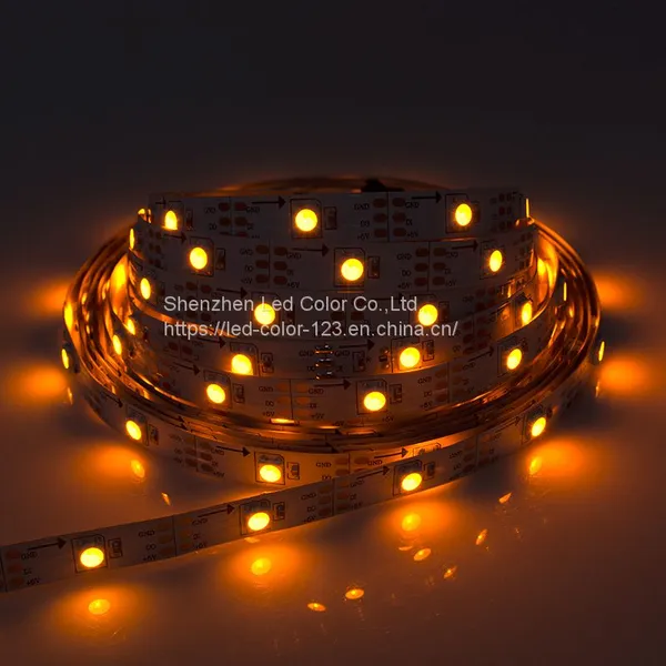 DC5V 18W/M 60leds/M PCB10MM 5050 LED W/WW Smart LED Strip Decoration Digital LED Strip photo-5