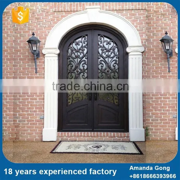 New Style And Cheap Wrough Decorative Iron Door Gate photo-2