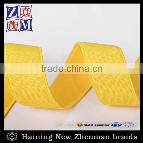 Yellow Safety Seat Belt Factory Wholesale Thick Power Band photo-2