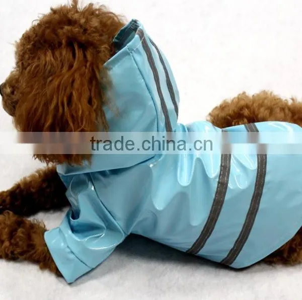Reflection Light Hat Waterproof Function Pet Raincoat Wholesale Dog Clothes photo-4