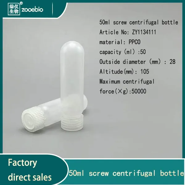 50ml Centrifuge Tubes, Laboratory Sample Tubes Centrifuge Tubes, Autoclavable photo-4
