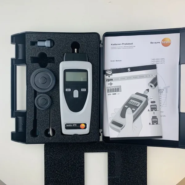 Testo460 465 Testo 470 Speed Measuring Instrument Photoelectric Tachometer Non-contact Tachometer Testo470 Germany photo-4