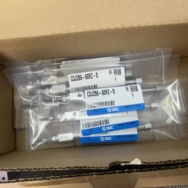 100% Original SMC Air Cylinder CDJ2B6-60RZ-B CDJ2D10-45Z-B CDJ2E10-140AZ-A Stainless Steel Mini Cylinder Tail Inlet Cylinder photo-2
