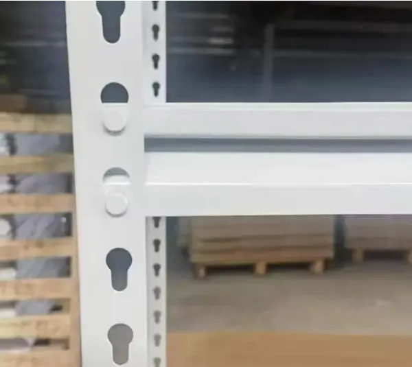 5-Layer Bolt Free Shelf Angle Steel Light Duty Industrial Warehouse Shelf photo-5