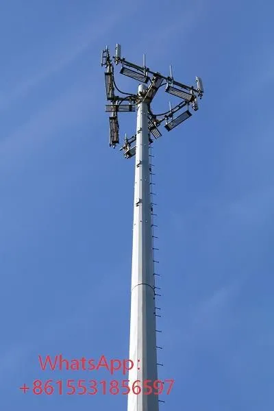15-60m Monopole Telecom Tower