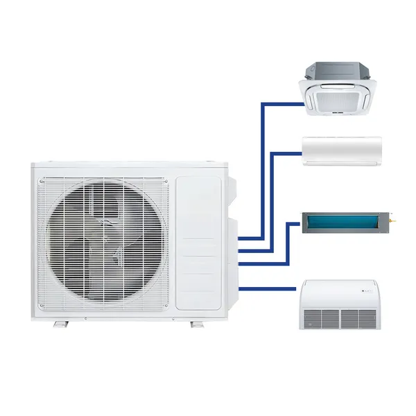 YUJU Multi Unit Split Air Conditioners Inverter 5 Zone Variable Speed Drive photo-3