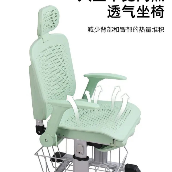 Midday Break Multi-functional Desk and Chair Set for Middle School Students' Study Classes, Home Use, Can Sleep, Foldable and Adjustable photo-5