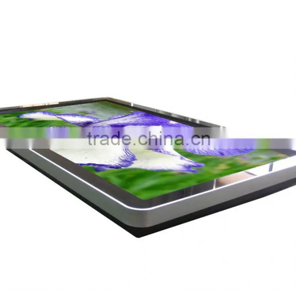 Wifi Advertising Lcd Player Display Vertical Touch Screen For Kiosk Ad Lcd All In One Pc I3 Computer Shop Mall Display photo-2