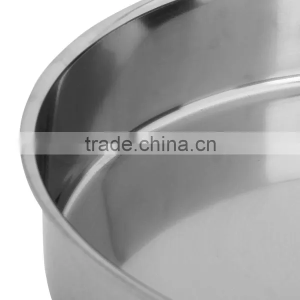 Traditional Cake Plate 3pcs Sest Baking Tray,stainless Steel Steam Food Tray photo-5