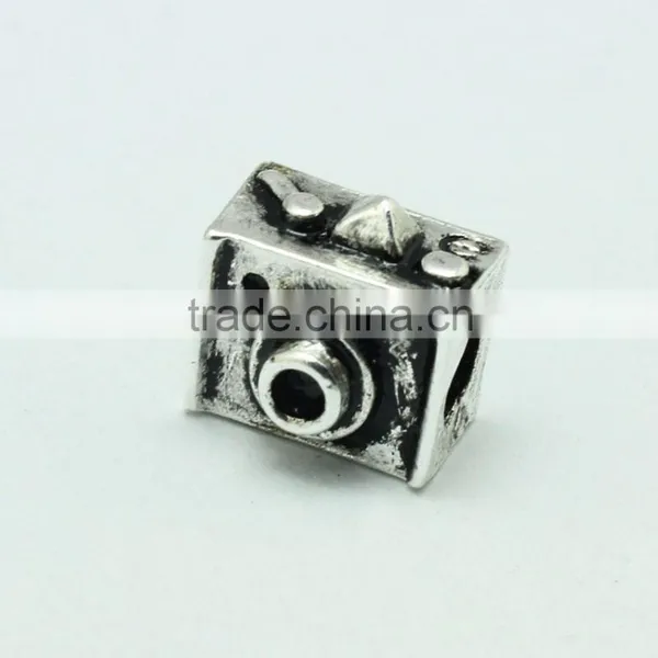Wholesale 2015 New Style Camera Shape DIY Anti-silver Creative Bracelets Accessories Metal Zinc Alloy Beads With Holes photo-5