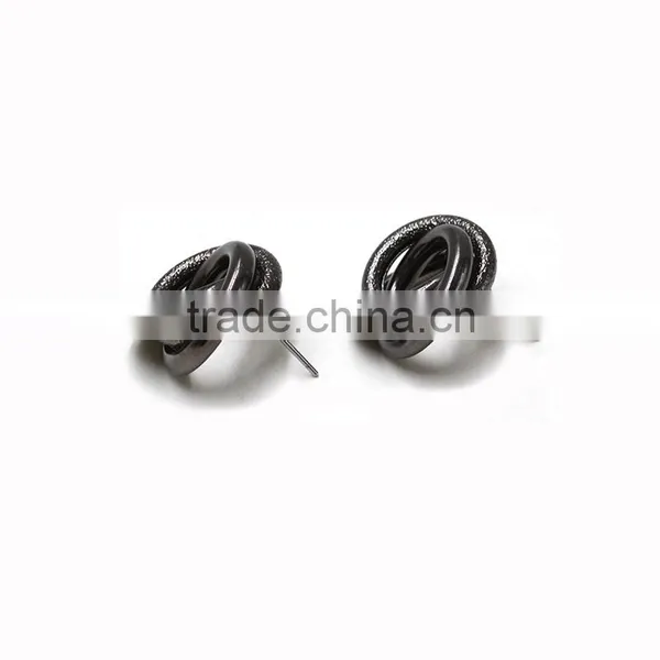 2016 Black Rose Daily Wear Stud Earrings Fashion Teen Vogue Cool Jewelry photo-4