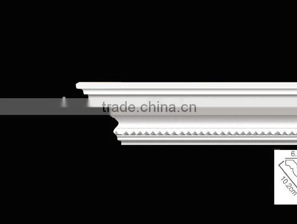 High Density Polyurehtane Decoration Products/ pu Cornice/pu Moulding photo-2