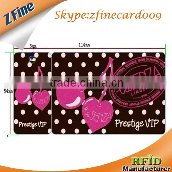 Zfine Custom Luggage Identification Tag Print 2 Part Snap-off Pvc Card photo-2