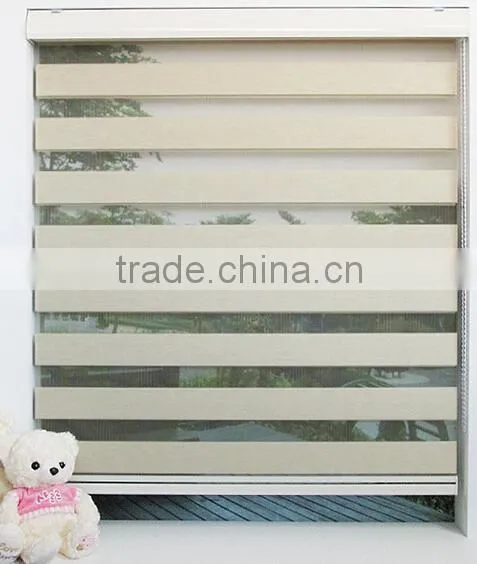 Double Layer Roller Blinds,polyester Roller Zebra Blind Curtain photo-2