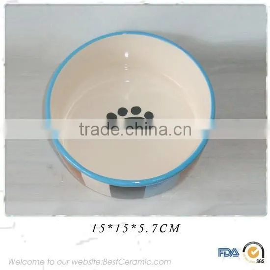 Wholesale Custom Ceramic Dog Bowl , Feeding Ceramic Pet Bowl , Ceramic Cat Bowl photo-6
