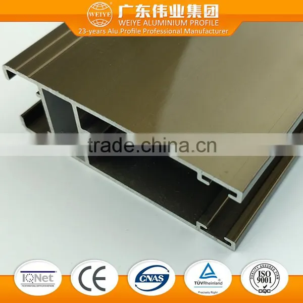 Doors and Windows Furniture Aluminium Alloy Frame Anodizing Extruded Profiles Price Manufacturer photo-6
